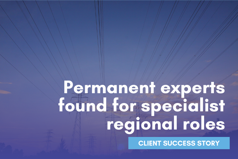 Permanent experts found for specialist regional roles